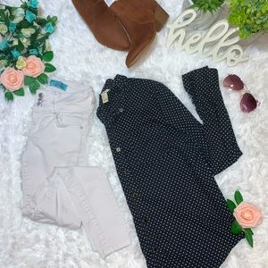 Forever 21 Women’s Large Polka Dotted Blouse